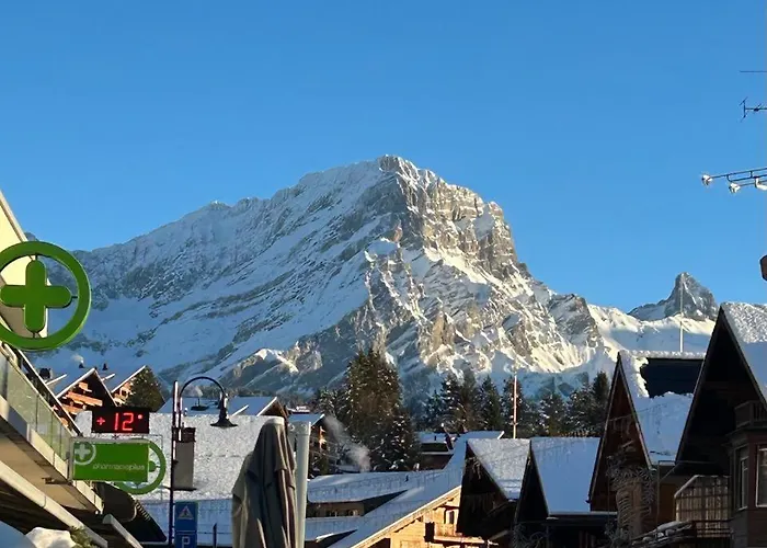 דירה In Sur Ollon, Emeraude, For 3 Only 100m To Bretaye Train *