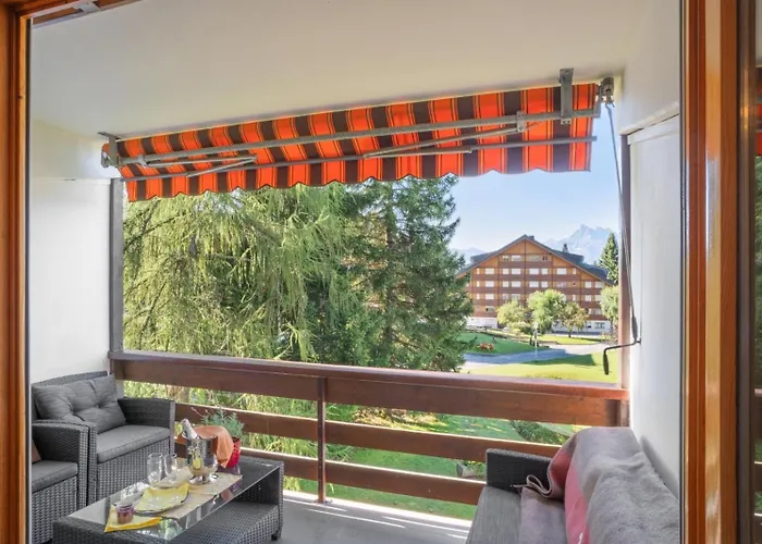 In Sur Ollon, Emeraude, For 3 Only 100m To Bretaye Train *