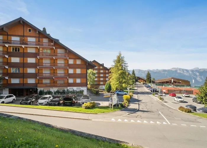 In Sur Ollon, Emeraude, For 3 Only 100m To Bretaye Train Apartment