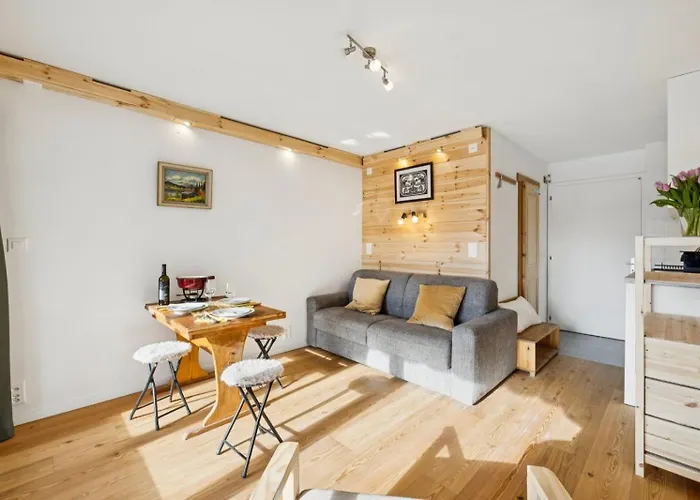 Apartment In Sur Ollon, Emeraude, For 3 Only 100m To Bretaye Train