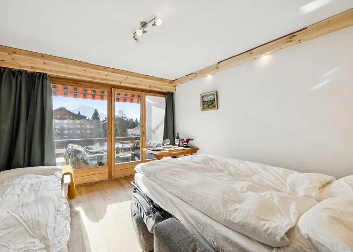 In Sur Ollon, Emeraude, For 3 Only 100m To Bretaye Train Apartment Villars-sur-Ollon