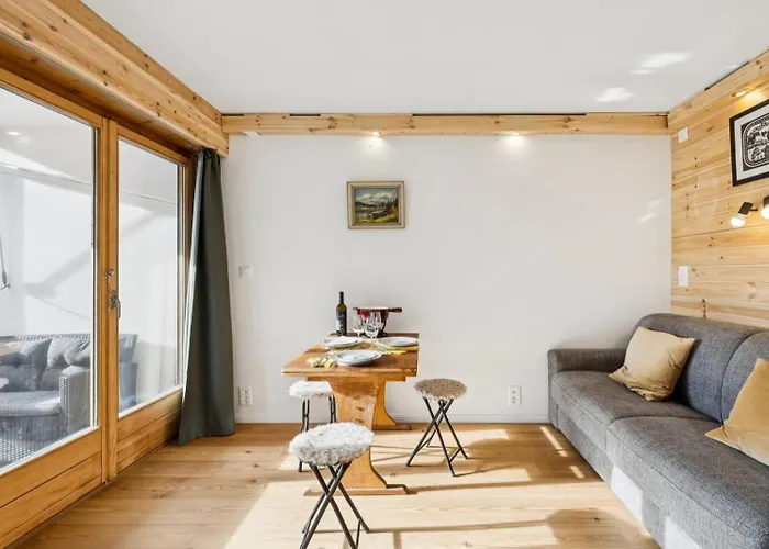 In Sur Ollon, Emeraude, For 3 Only 100m To Bretaye Train Apartment *