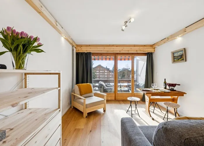 In Sur Ollon, Emeraude, For 3 Only 100m To Bretaye Train Apartment Villars-sur-Ollon